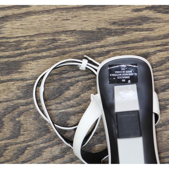 Guess Womens Bacio Wedge Dress Sandals GWBACIO3 White 8M - Picture 6 of 12